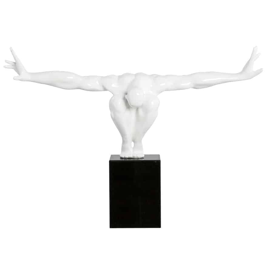 Billede af Statue, hvid