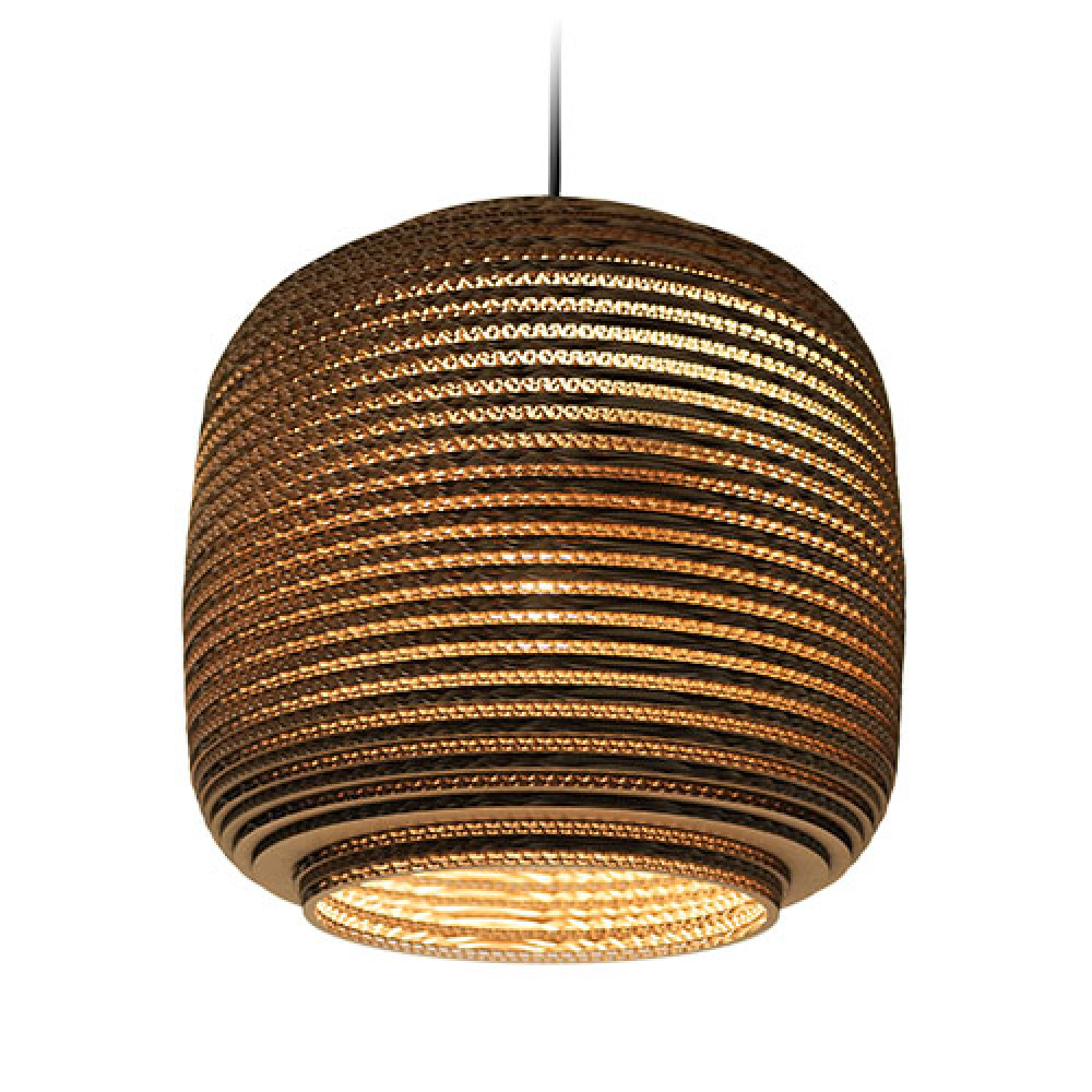 ønskelig Site line specielt Graypants Ausi 14 - smuk lampe af genbrugspap - lækkert design