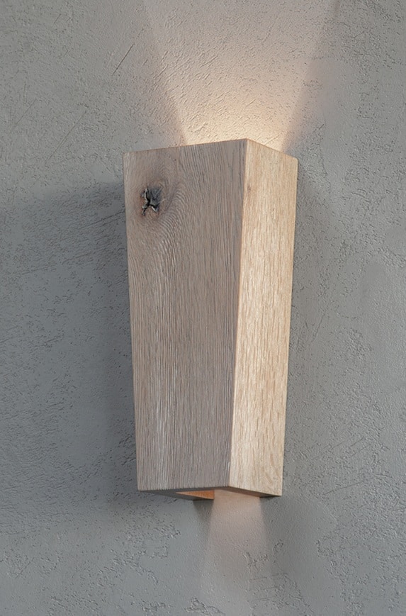 RAMUS væglampe i træ hvid