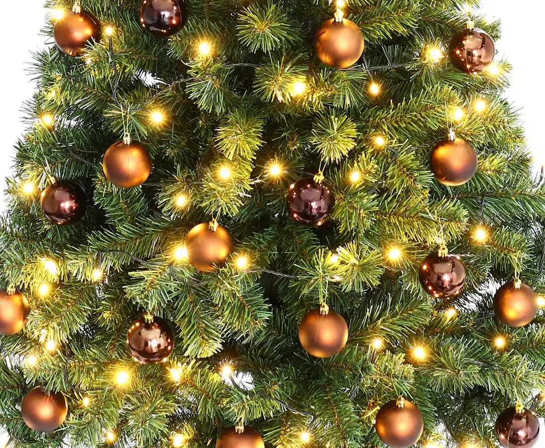 Juletræ 150 cm Maria med LED lys og julekugler, produktbillede 7 af 27, Kunstige planter & træer hos HomeNordic