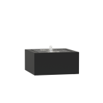 Springvand aluminium 80 x 80 cm højde 40 cm