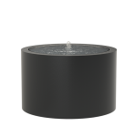 Springvand aluminium rund Ø120 cm højde 75 cm