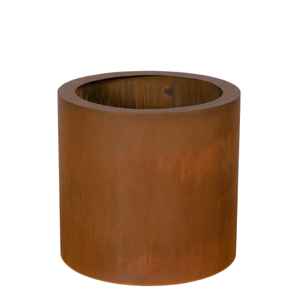 Corten stål krukke cylinder