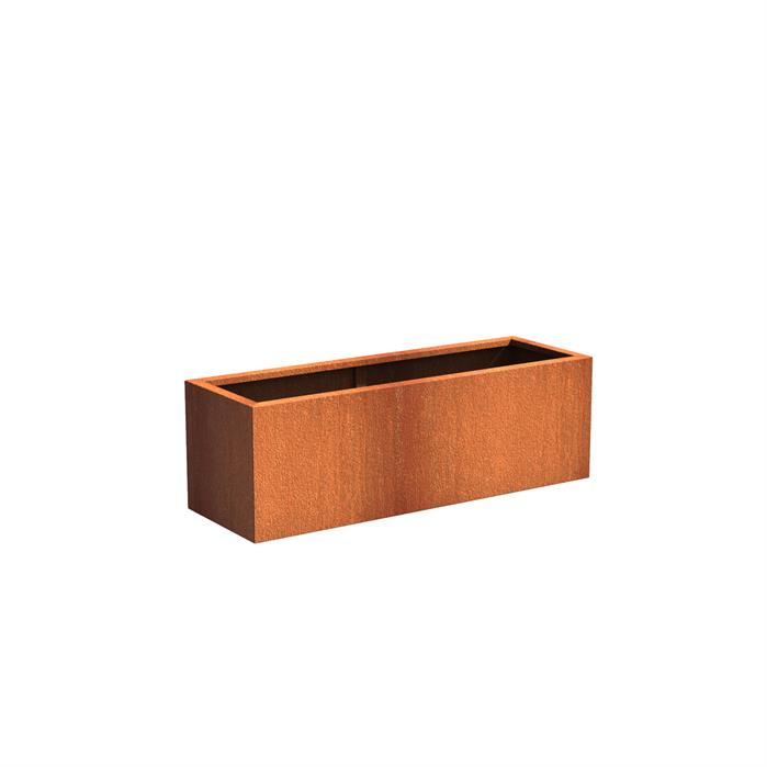 Product Image for Rektangulær cortenstål 150 x 50 cm højde 50 cm