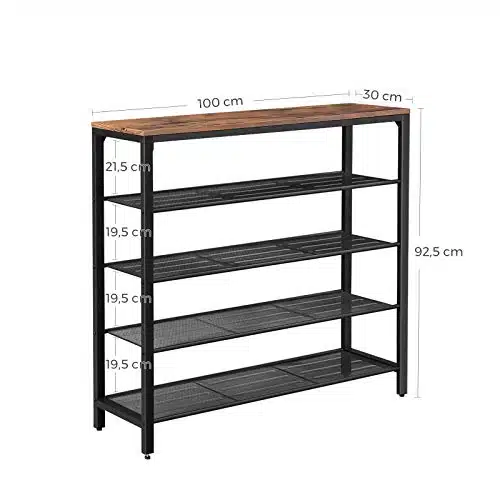 Skoreol 100 cm bred 93 cm høj, produktbillede 8 af 23, Skoskabe hos HomeNordic