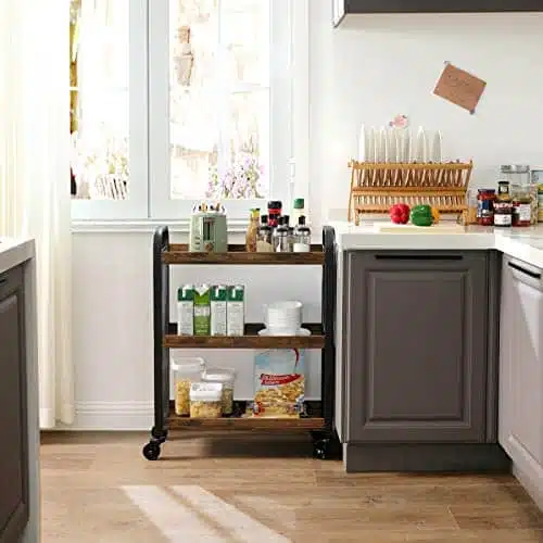 Barvogn med hjul smal model, produktbillede 8 af 24, Barvogne & rulleborde hos HomeNordic