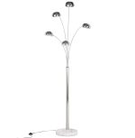 Gulvlampe BUSH Krom - Billede 2