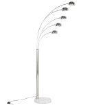 Gulvlampe BUSH Krom - Billede 3