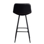 Jordan barstol sort kunstlæder - Billede 5