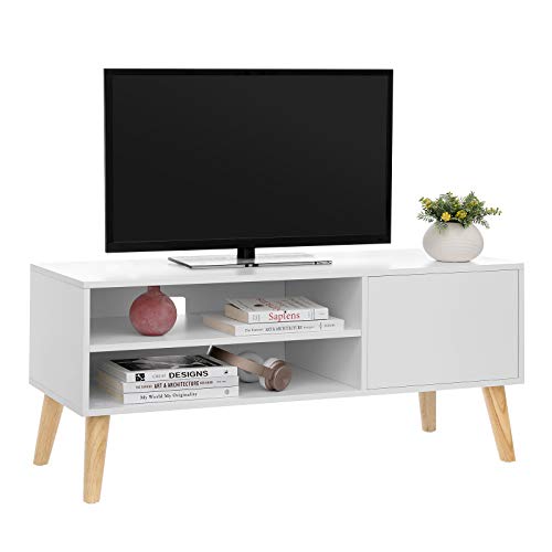 TV bord 110 cm hvid