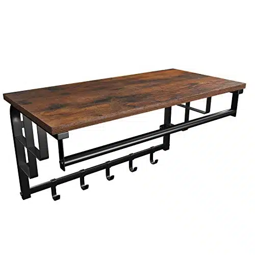 Vægmonteret vintage hylde 66 cm, produktbillede 8 af 23, Hylder hos HomeNordic