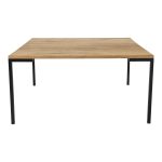 Lugano sofabord olieret eg 90x90 cm - Billede 3
