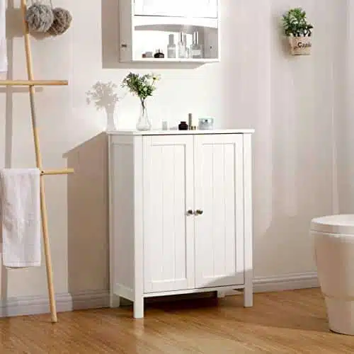Hvidt skab 60 cm bredt og 80 cm højde med låger, produktbillede 8 af 23, Skabe hos HomeNordic