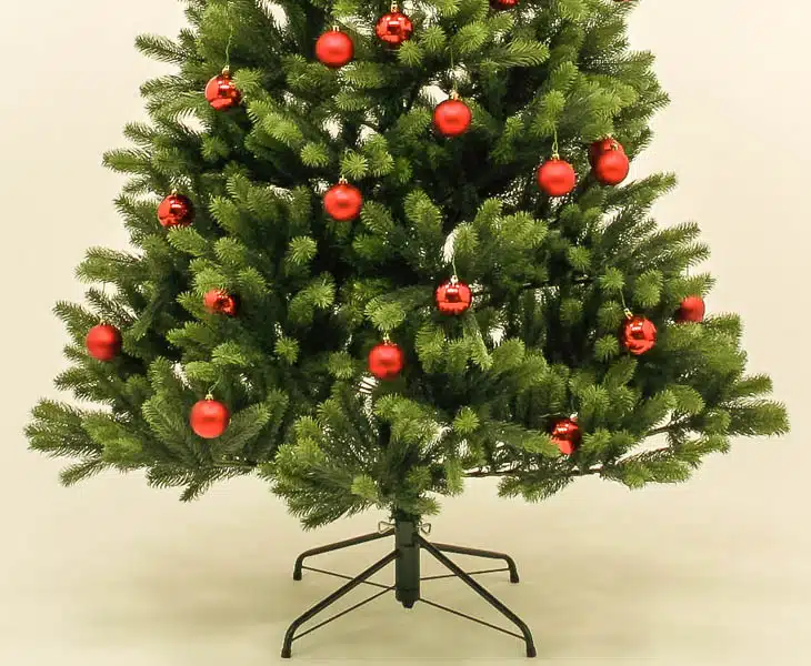 Juletræ 180 cm Spritzguss med 34 røde kugler, produktbillede 8 af 23, Kunstige planter & træer hos HomeNordic