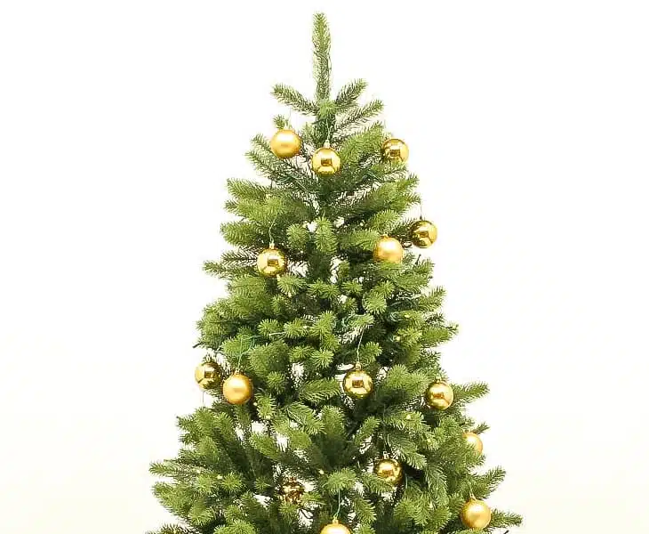 Juletræ 210 cm Spritzguss med 392 LED lys og guldkugler, produktbillede 8 af 24, Kunstige planter & træer hos HomeNordic