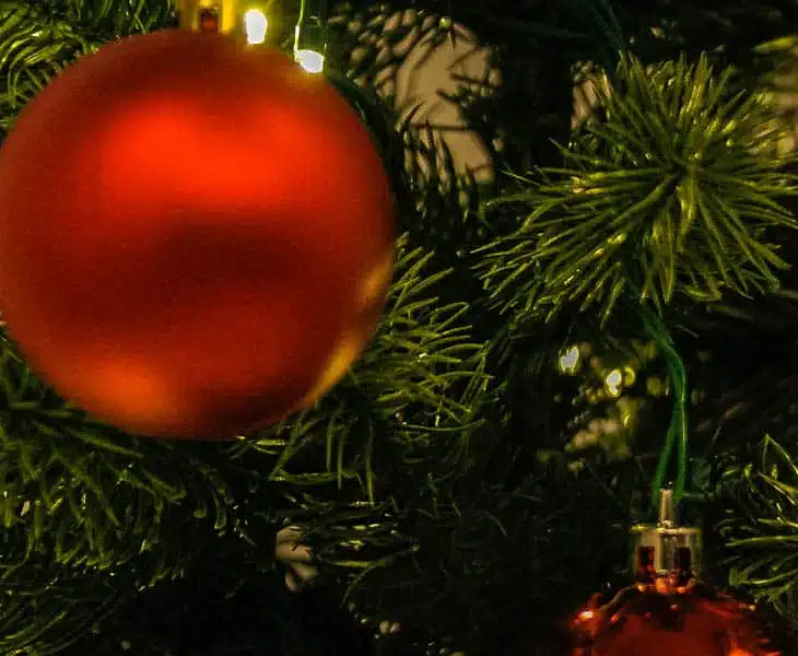 Juletræ 210 cm Spritzguss med 392 LED lys og røde kugler, produktbillede 8 af 24, Kunstige planter & træer hos HomeNordic