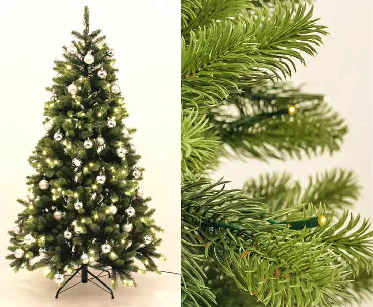 Juletræ 180 cm Spritzguss med 34 røde kugler, produktbillede 12 af 23, Kunstige planter & træer hos HomeNordic
