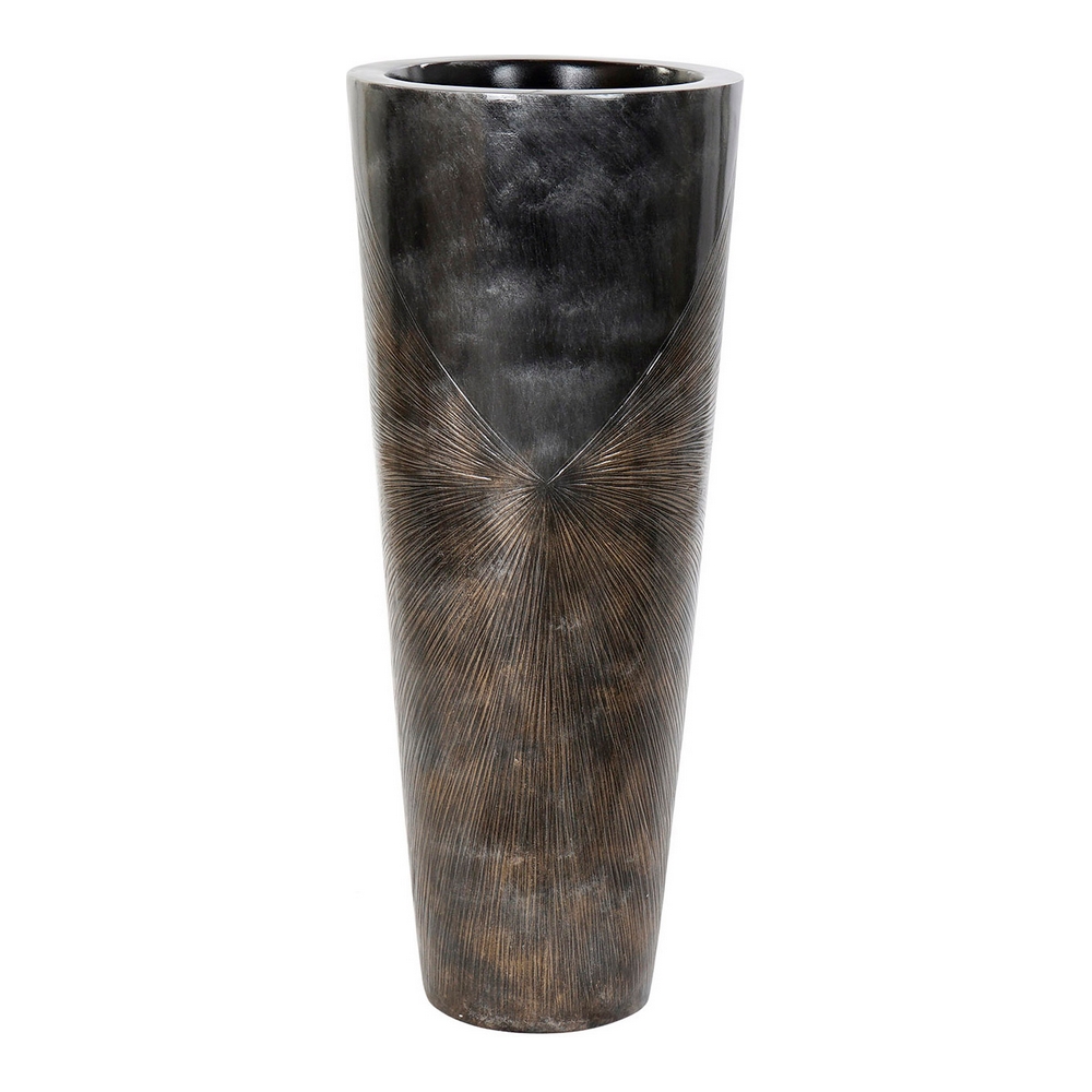 Køb Vase i fiber 90½ cm høj (36.5 x 36.5 x 90½ cm)