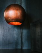 Bruneret kobberlampe 45