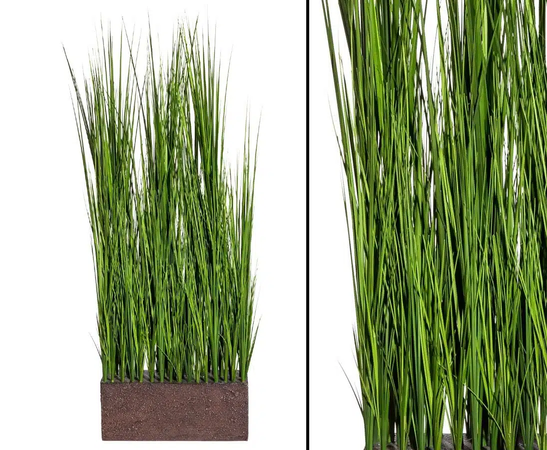 Kunstigt græs 90x30 cm som rumdeler, produktbillede 6 af 24, Reoler hos HomeNordic