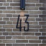 Stort husnummer 36 cm
