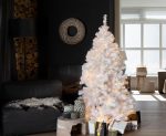 hvidt juletræ 150 cm