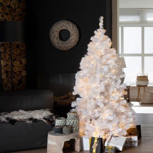hvidt juletræ 150 cm