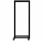 Brændeholder Hilta på hjul – sort, 100 cm - Billede 6