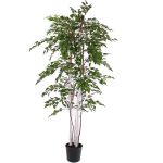 Kæmpe birketræ kunstigt 210 cm med 1484 blade