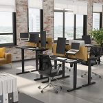 Hæve sænkebord sort 120 x 60 x (73-114) cm - Billede 3