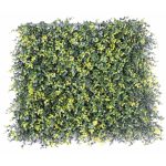 Kunstig plantevæg 50 x 50 cm buksbom lysegrøn