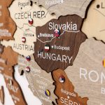 3D Europakort Multifarvet - Billede 3
