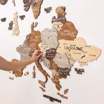 3D Europakort Multifarvet - Billede 5