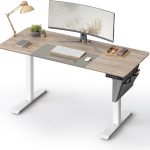 Hæve sænkebord lyst træ