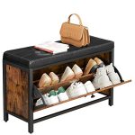 Skobænk med skohylder