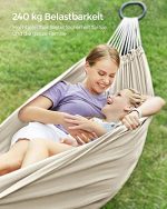 Hængekøje med stativ 210 cm sandfarvet - Billede 2