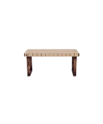 Luna bænk røget træ 100 cm - Billede 6