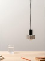 GANTlights S5 – lille pendel i rillet beton - Billede 4