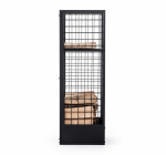 Brændeholder Forrest med hylde – sort, 120 cm - Billede 7
