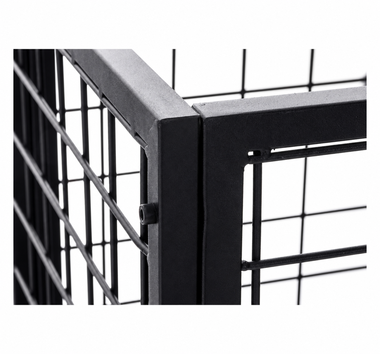 Brændeholder Forrest med hylde – sort, 120 cm - Billede 3