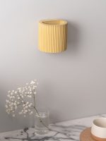 GANTlights S6 – up-and-down væglampe i rillet beton - Billede 3