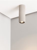 GANTlights S2L – lang loftspot i rillet beton - Billede 6