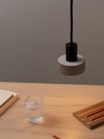 GANTlights S5 – lille pendel i rillet beton - Billede 7